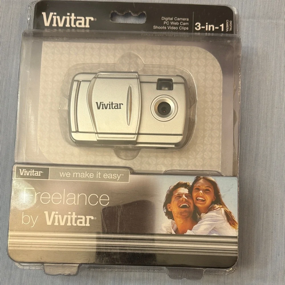 Vivitar Silver Digital Camera 3-in-1