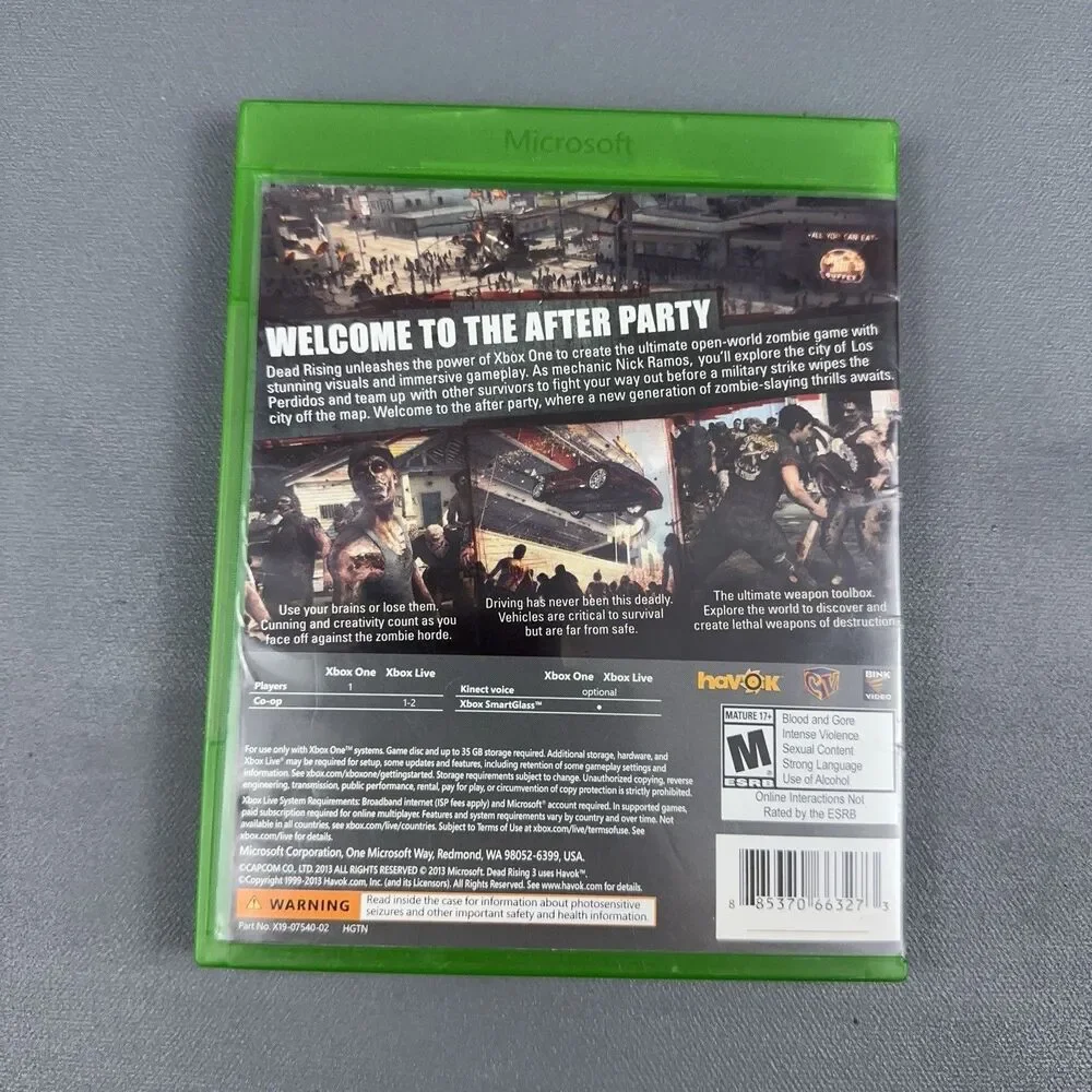 Dead Rising 3 Microsoft Xbox One