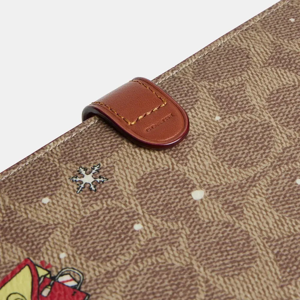 Coach signature coated