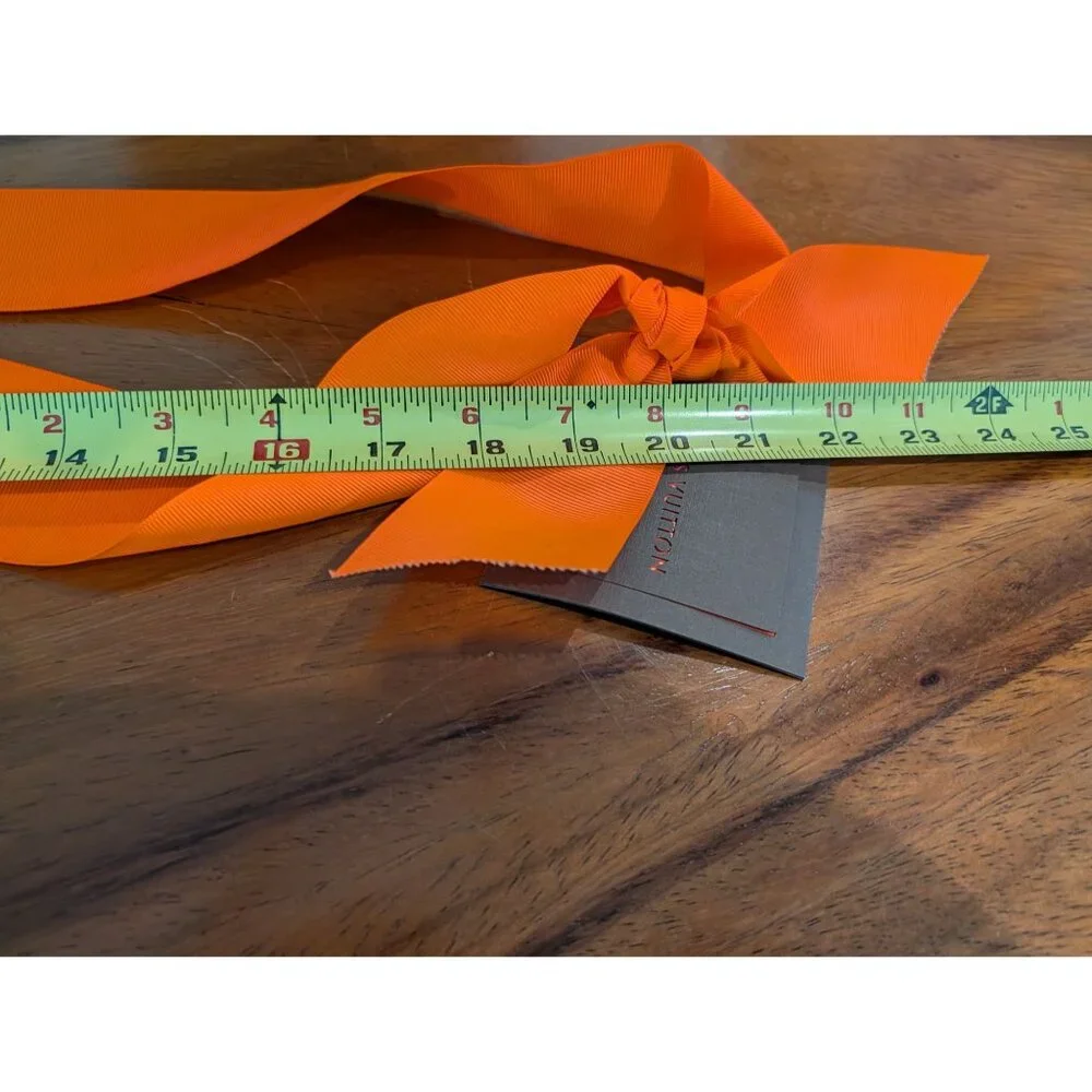 Louis Vuitton Orange Ribbon With Gift Card 44-48