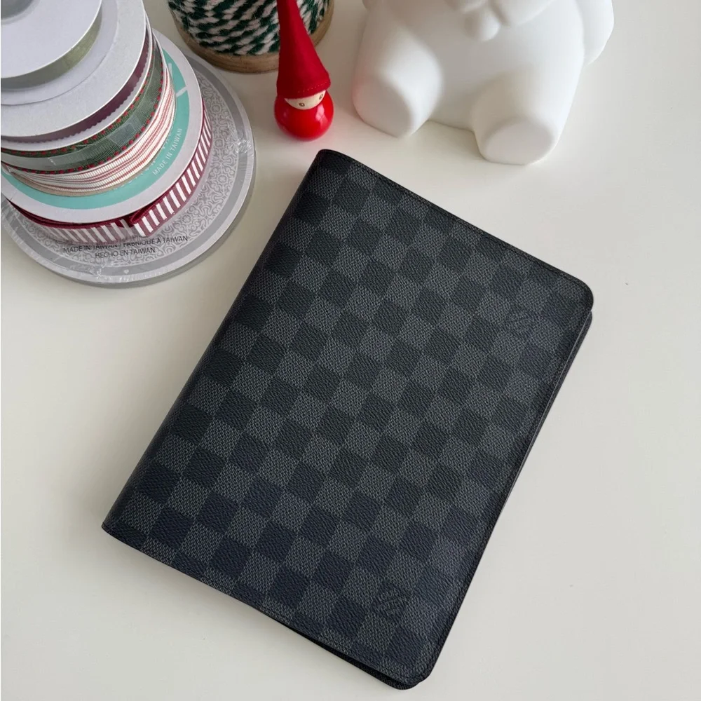 Louis Vuitton Desk Agenda Graphite
