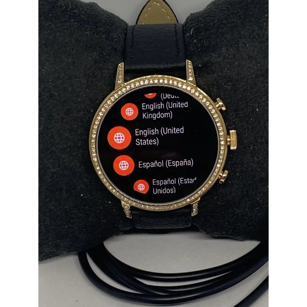 Fossil Gen 4 Authentic Digital Dial Smart Watch Custom Band FTW6015 AB473