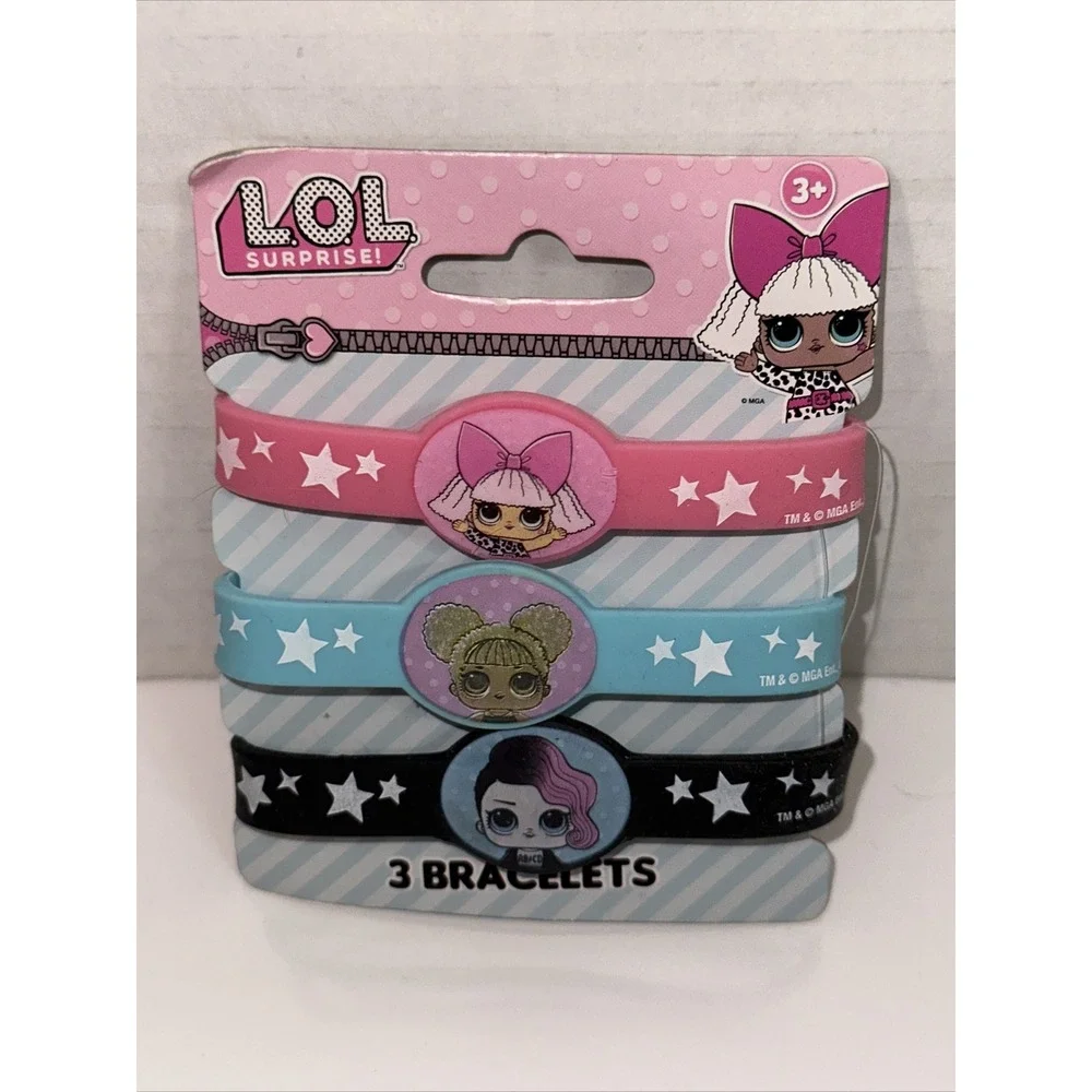 Lol Surprise Bracelet Set 3 designs Dress up Girl jewelry NEW Party Favor A21