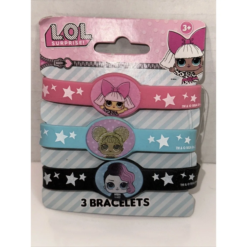 Lol Surprise Bracelet Set 3 designs Dress up Girl jewelry NEW Party Favor A21