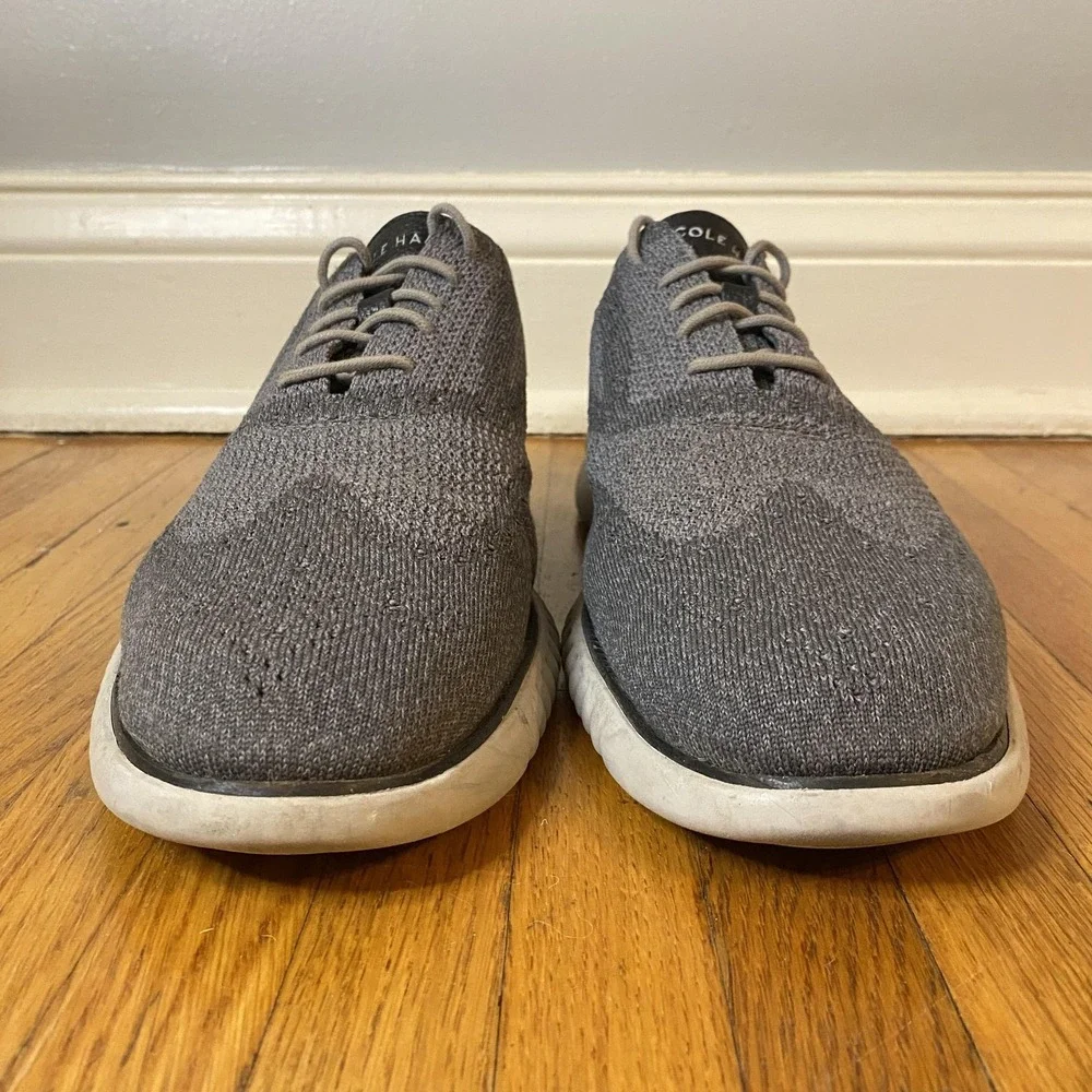 Cole Haan ZeroGrand Knit Oxford Shoes Mens Size 13 Gray Grand.OS Casual