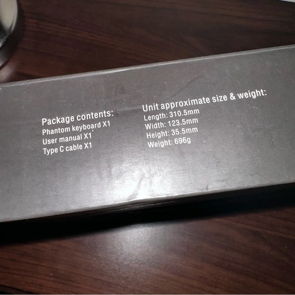 Red Dragon Phantom 84 Key Mechanical Keyboard: NWT