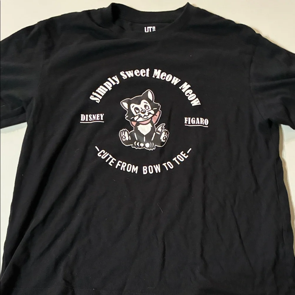 Disney Figaro Black Cat Tee