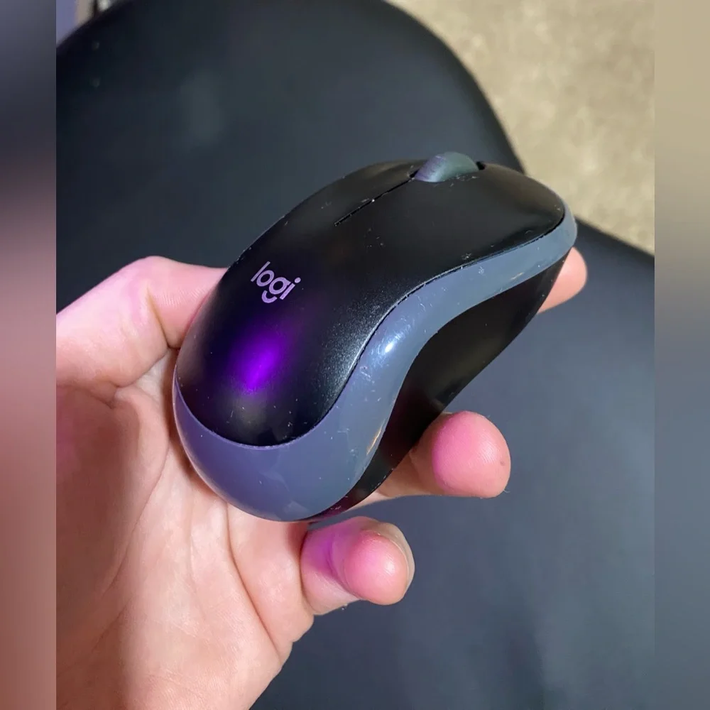 Logitech M185 Wireless Optical Ambidextrous Computer Mouse