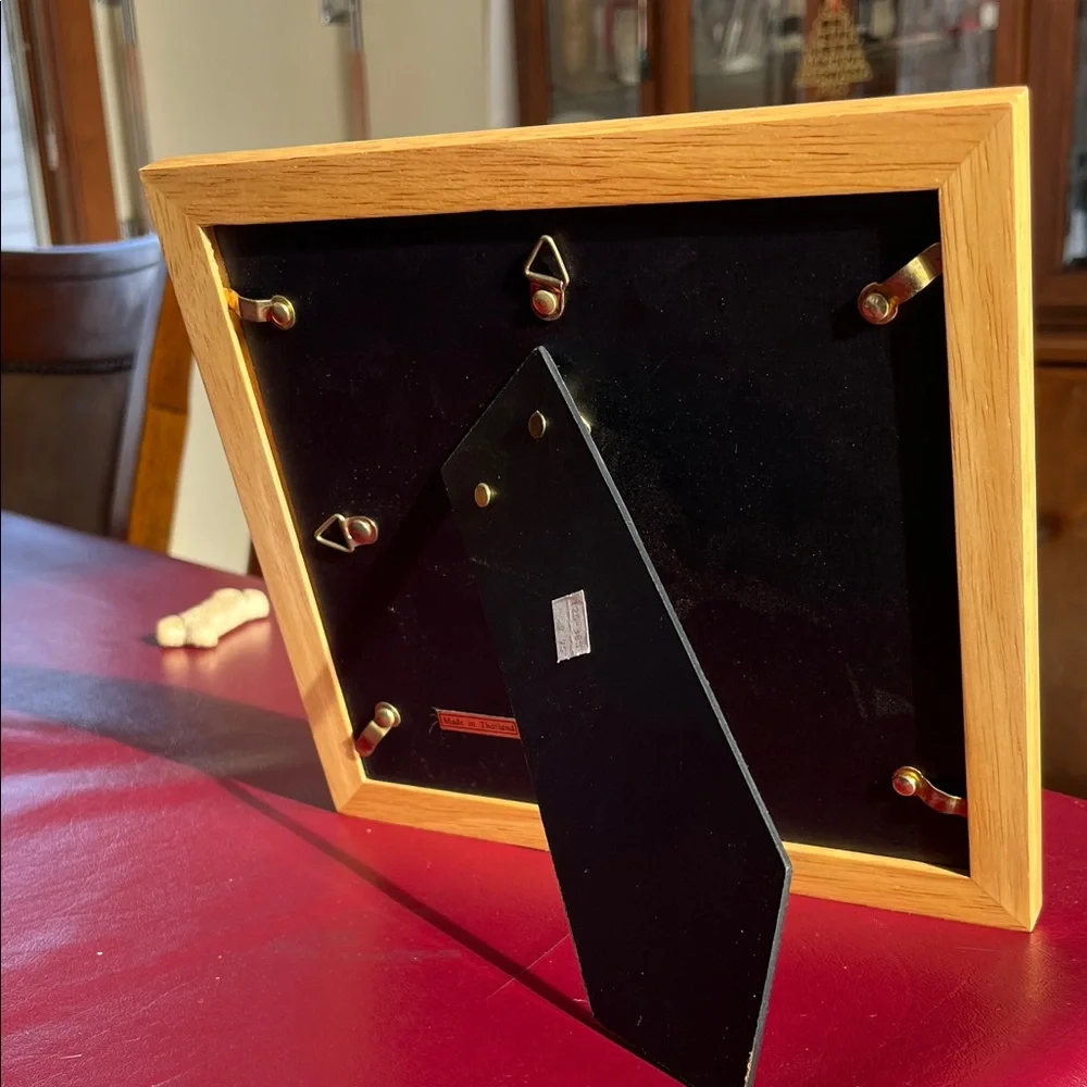 Crate&Barrel Oak Multi-Photo Frame