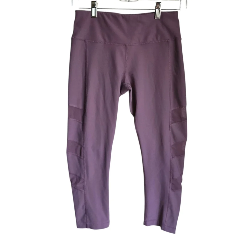 90 Degree By Reflex Purple Leggings Activewear Size Womens Small