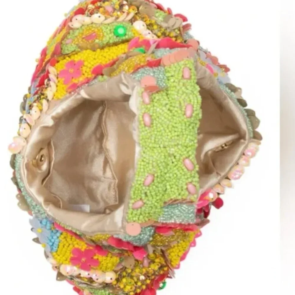 Handcrafted in India Neon Colorful Beaded Bag RARE NEW RELEASE Tik Tok Viral NWT