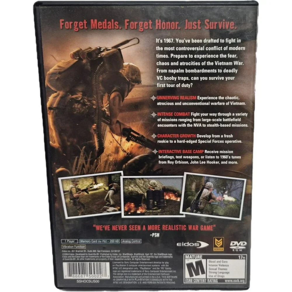 Sony ps2 shellshock