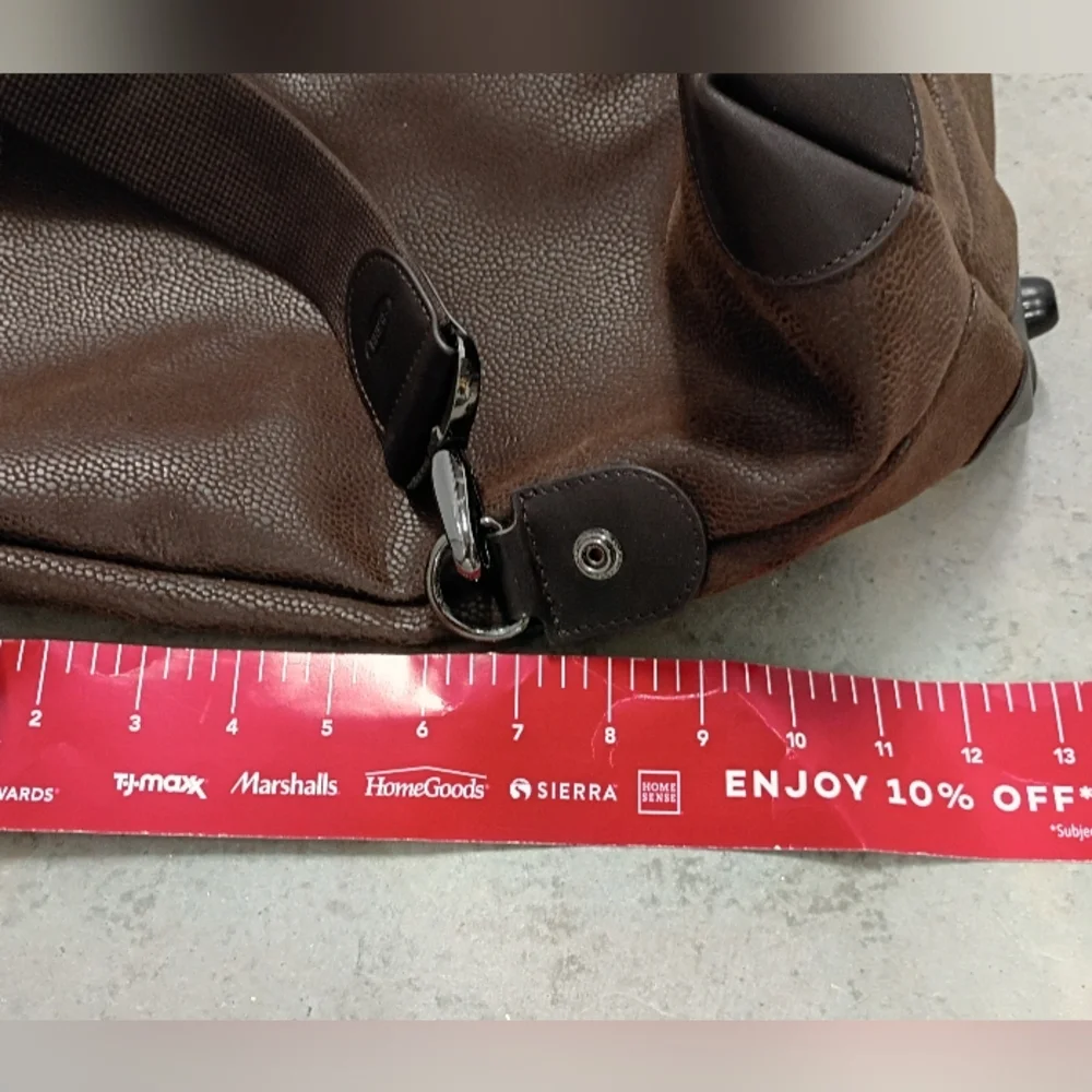 Bricks Boutique High Quality Brown Leather  Weekend Bag