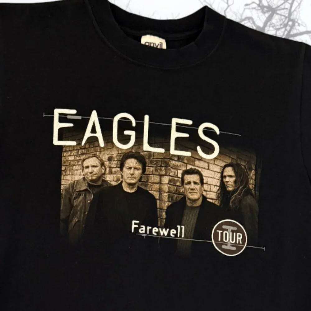 Eagles Rock Band 2005 Farewell Concert Tour 100% Cotton T Shirt