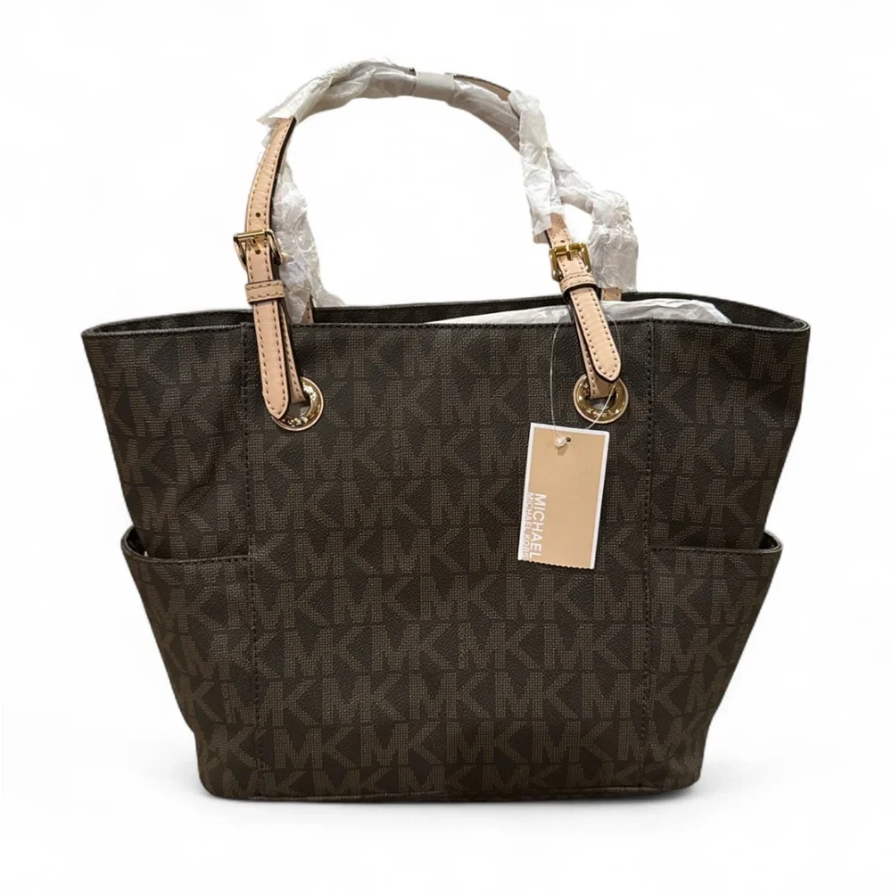 Michael Kors Dark Brown Signature Tote
