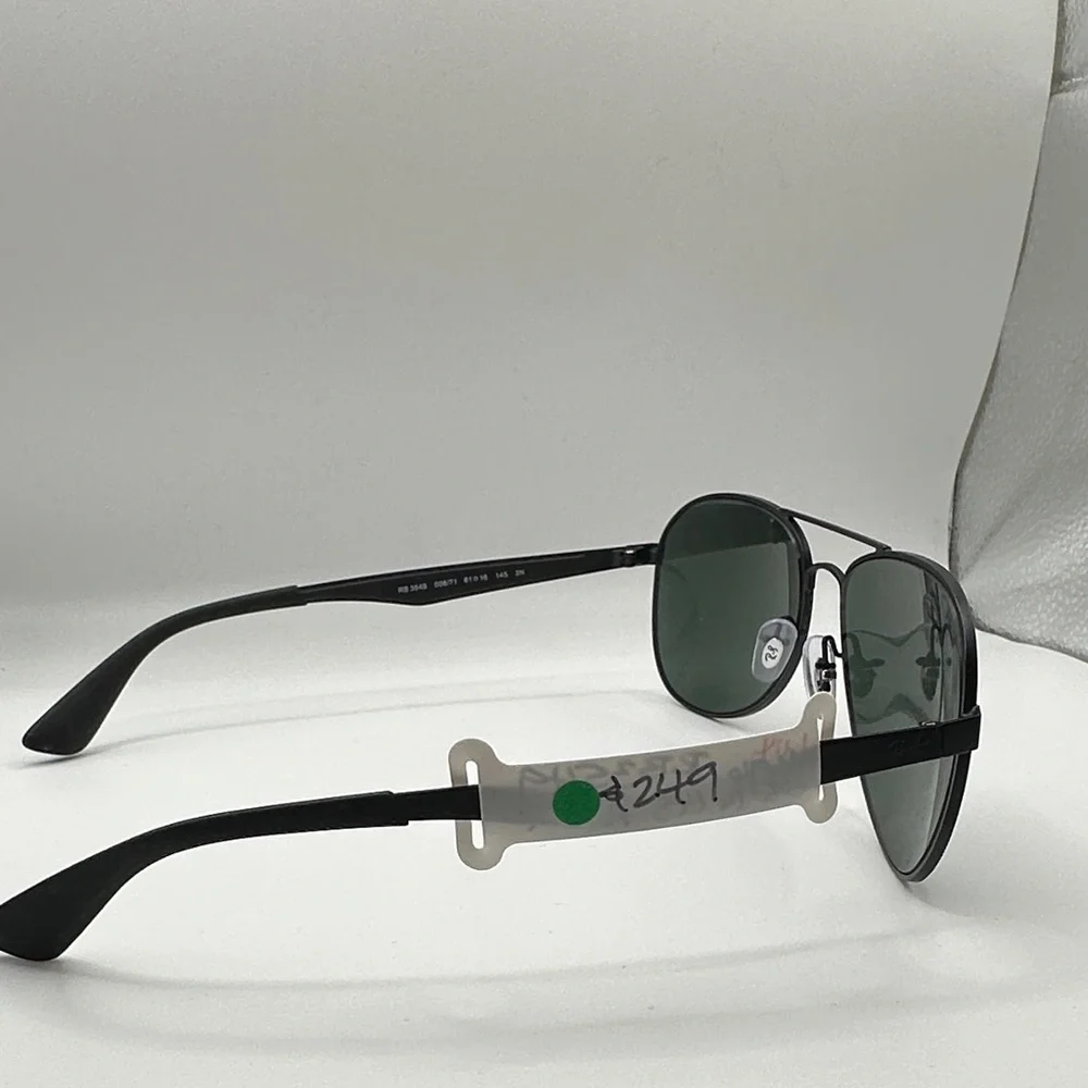 Ray-Ban Black Aviator Sunglasses RB 3549 (No Case)
