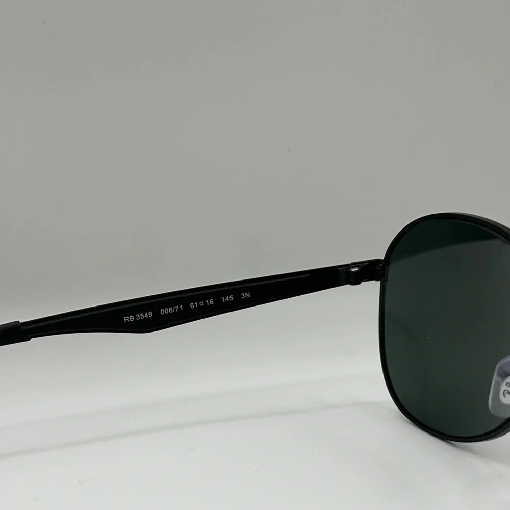 Ray-Ban Black Aviator Sunglasses RB 3549 (No Case)