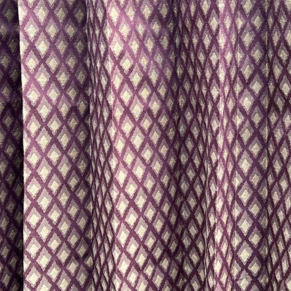 Set of 2 Custom Made Modern Curtain Drapes‎ High Double Ceiling Lined Designer