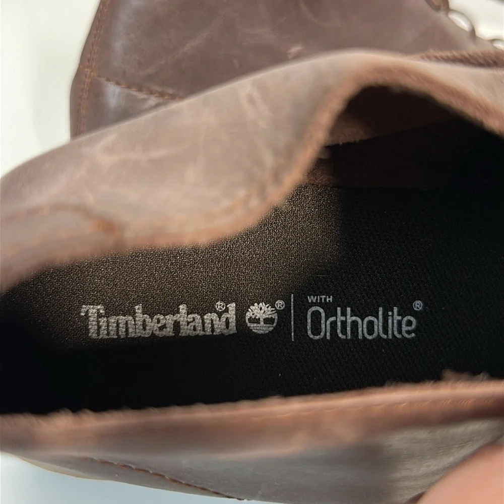 Timberland Revenia Brown Leather Chukka Boots Size 10