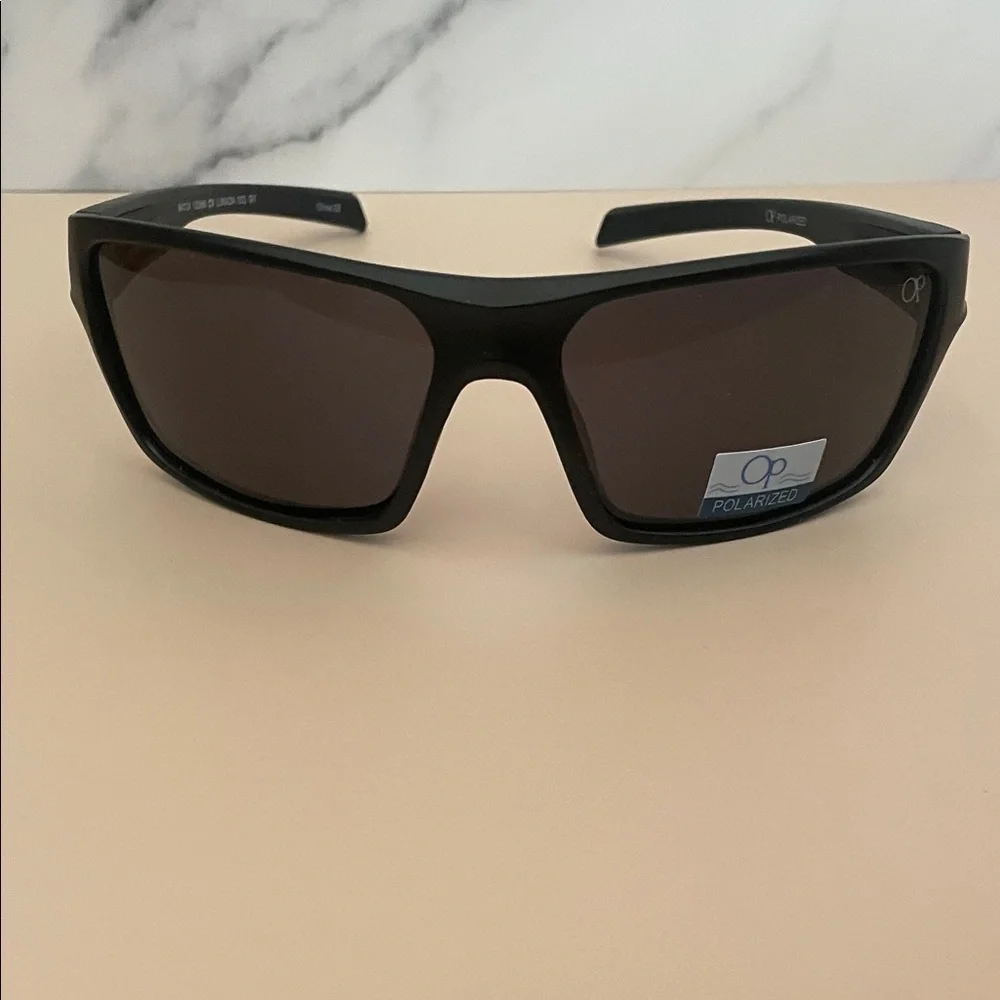 OP Matte Black Frame Unisex Polarized Sunglasses NEW
