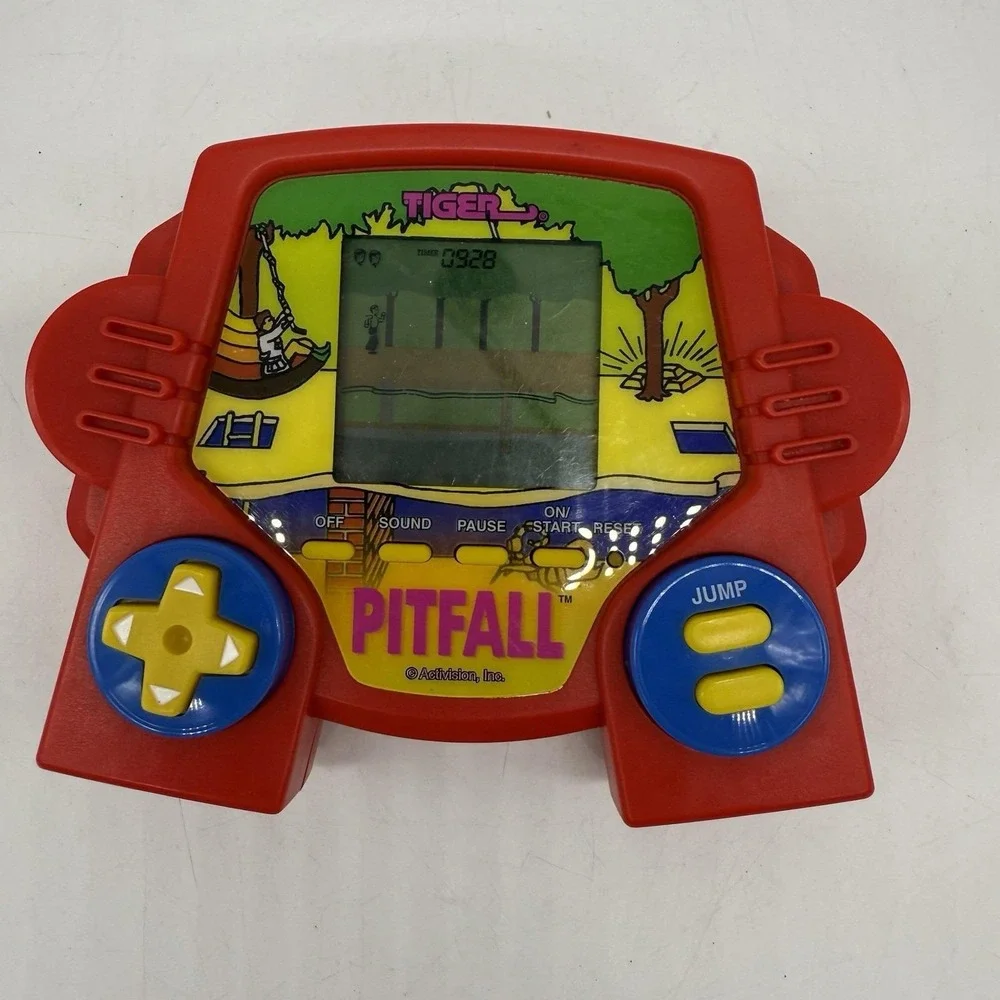 Tiger Electronics Arcade Classic Pitfall 1998 Handheld Game W Instructions Works