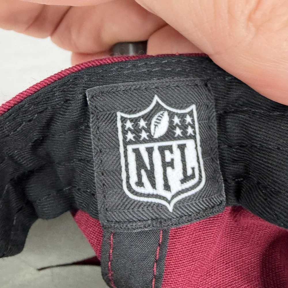 Arizona Cardinals Hat Cap Strap Back Womens One Size Red Football 47 Clean Up