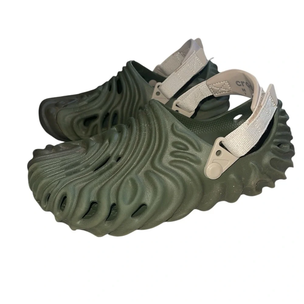 🔥 Crocs Pollex Clog by Salehe Bembury – Army Green (W9 / M7)
