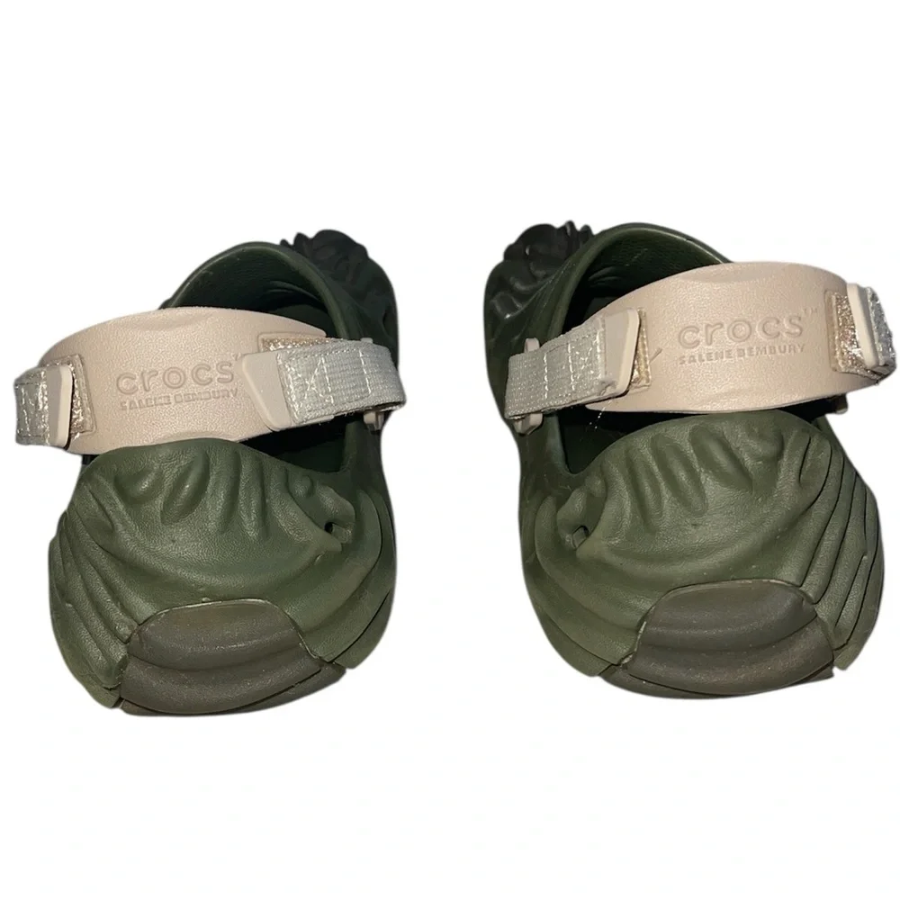 🔥 Crocs Pollex Clog by Salehe Bembury – Army Green (W9 / M7)