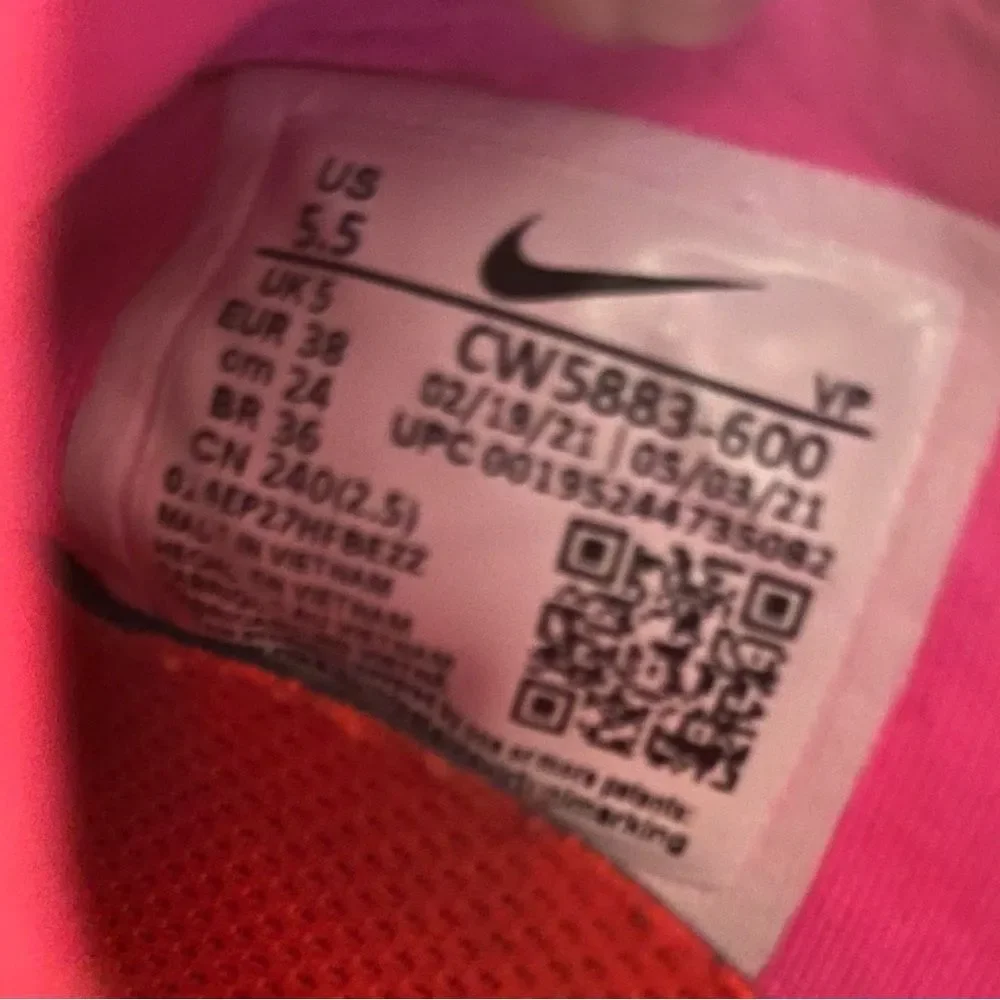 Nike GO FlyEase Sunrise Athletic Sneakers Men Size 5.5 USA Euro Size 38