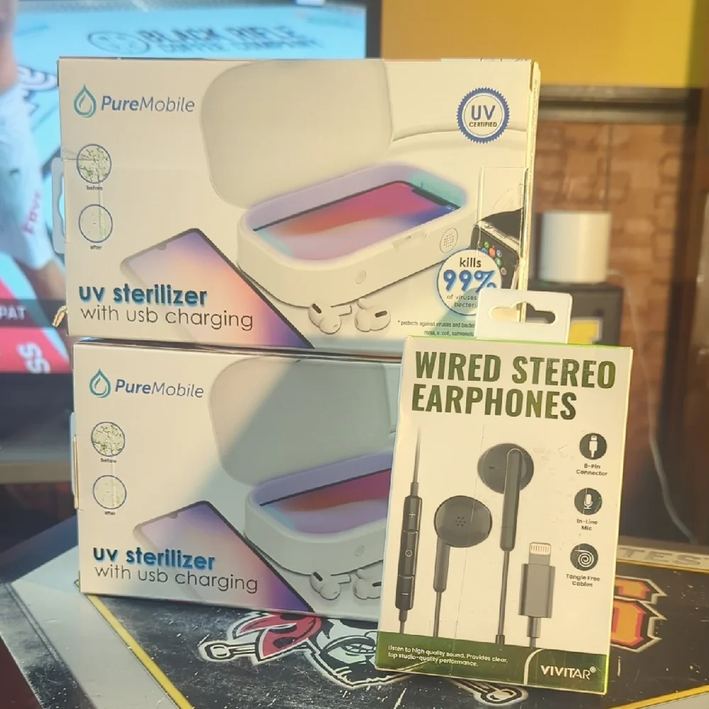 UV Sterilizer with USB Charging - White