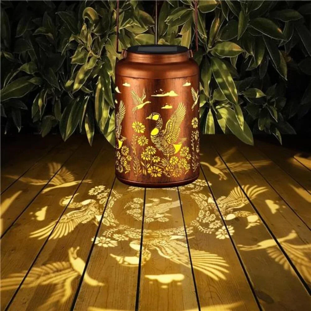 New Solar Lanterns Outdoor Waterproof Garden Decor Birthday Gifts for Women Mom