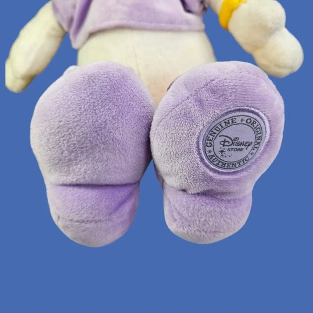 Disney Store Daisy Duck Original Plush Stuffed Animal Toy Lavender Bow Shoes 18