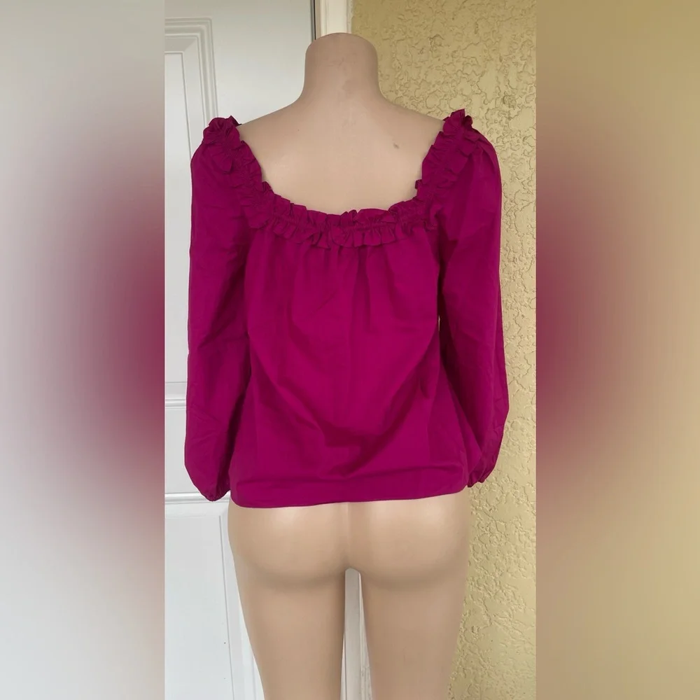 J. Crew chic fuchsia