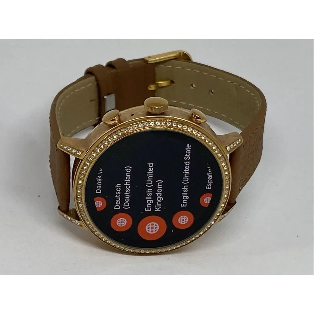 Fossil Gen 4 Authentic Digital Dial Smart Watch Custom Band FTW6015 CO144