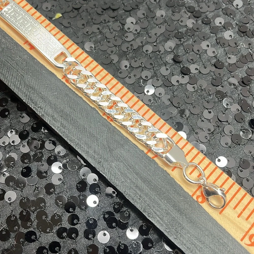 Acero inoxidable measured bracelet laminated