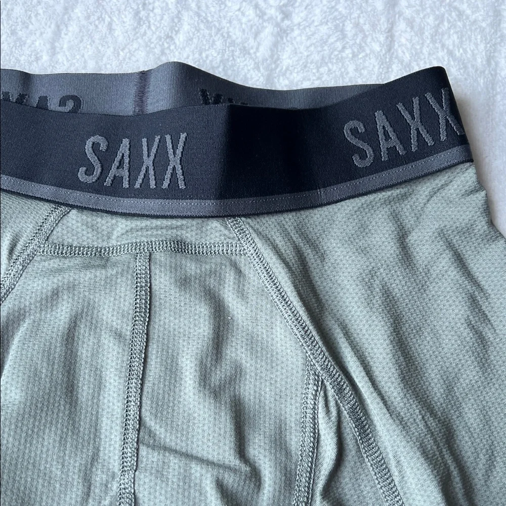 SAXX Ballpark Pouch Kinetic LT. Compression Mesh Long Leg Boxer Brief