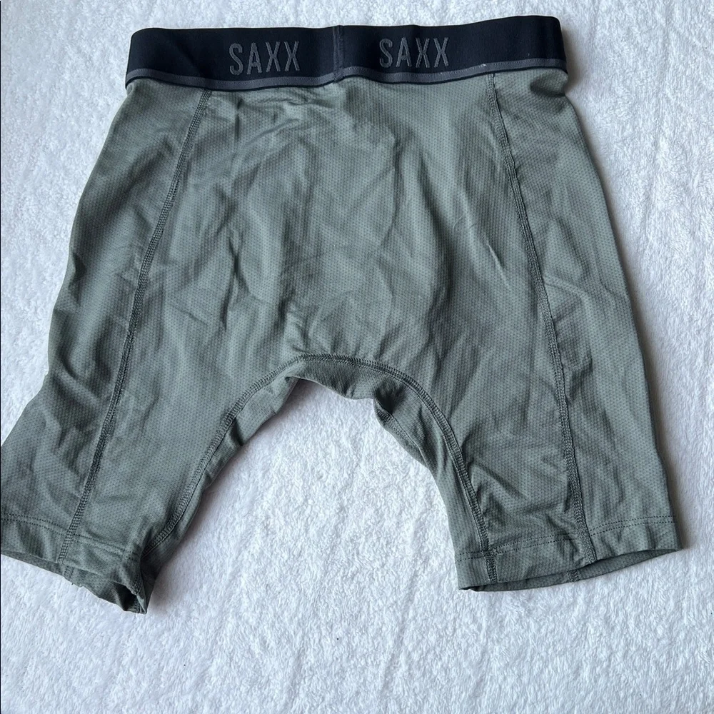 SAXX Ballpark Pouch Kinetic LT. Compression Mesh Long Leg Boxer Brief