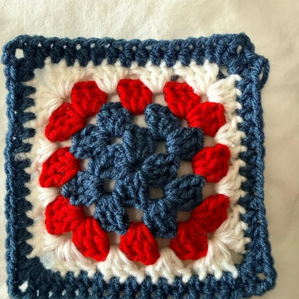 Handmade granny square