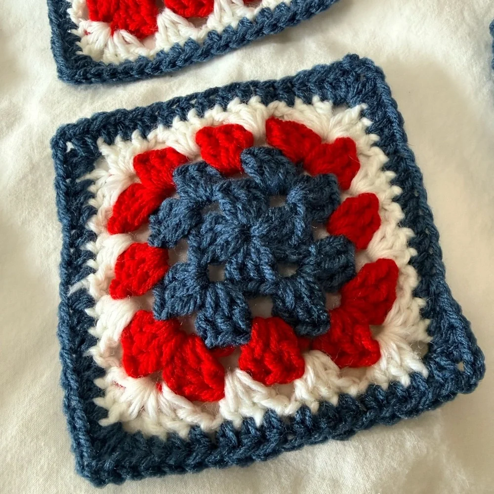 Handmade granny square