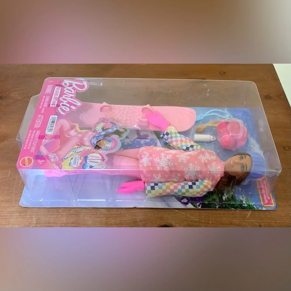 Barbie Snowboarder Doll with Pink Gear Careers You Can Be Anything New NIB