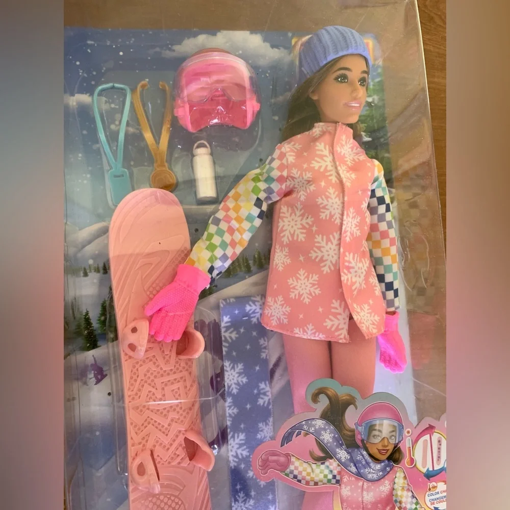 Barbie Snowboarder Doll with Pink Gear Careers You Can Be Anything New NIB