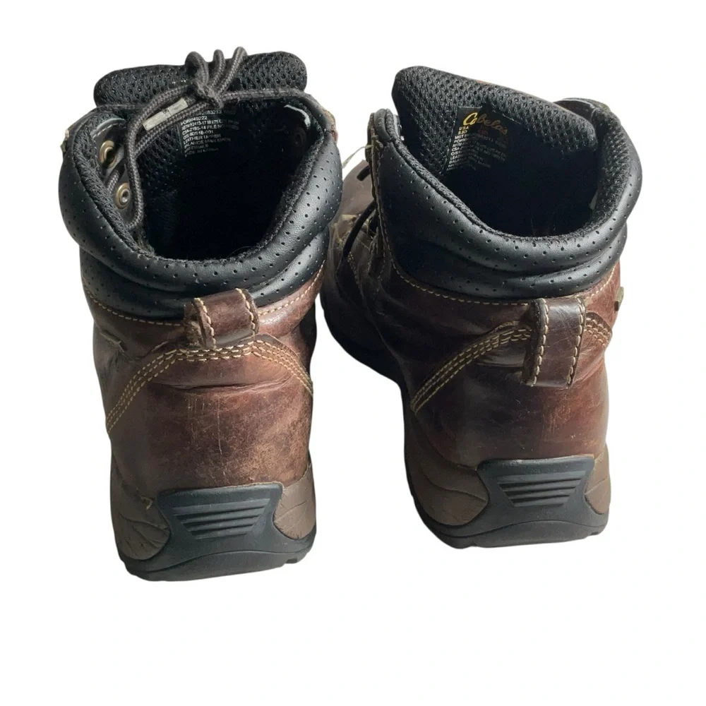 Cabelas Roughneck Ledger Waterproof Work Boots Men's Sz 9.5 D