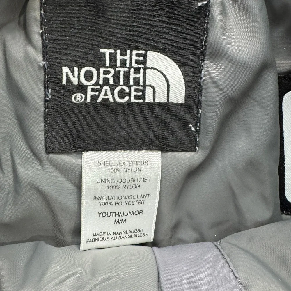 The North Face Ski Pants Youth Medium Gray Nylon Polyester Snow Winter
