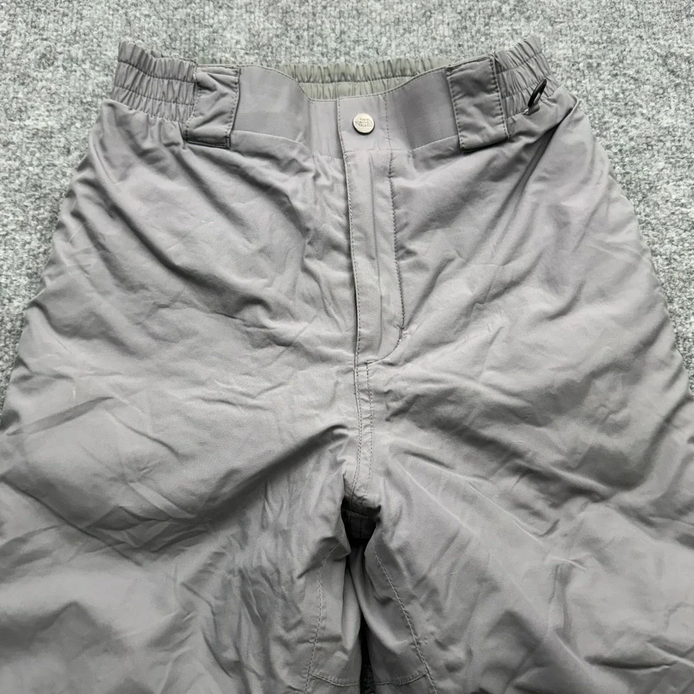 The North Face Ski Pants Youth Medium Gray Nylon Polyester Snow Winter