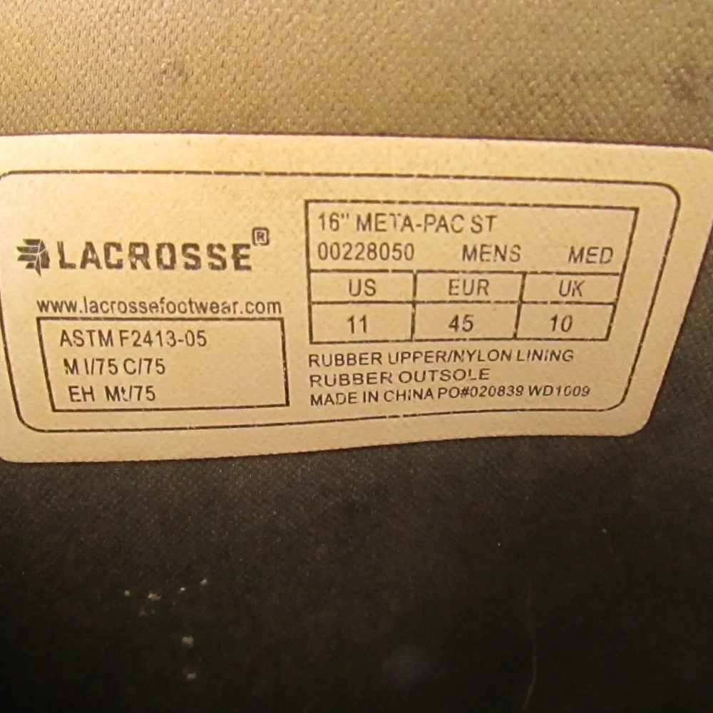 LaCrosse rubber known