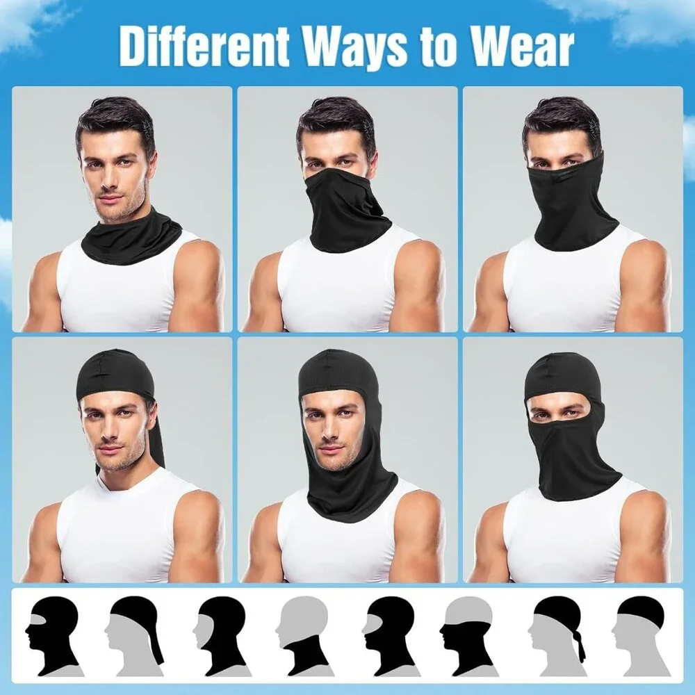Balaclava Ski Face Mask Polyester Breathable Windproof Dustproof for Men Women