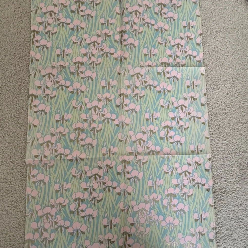 VTG Wrapping Paper Sheets All Occasion Gift Flat Wrap Pink 30”x20”