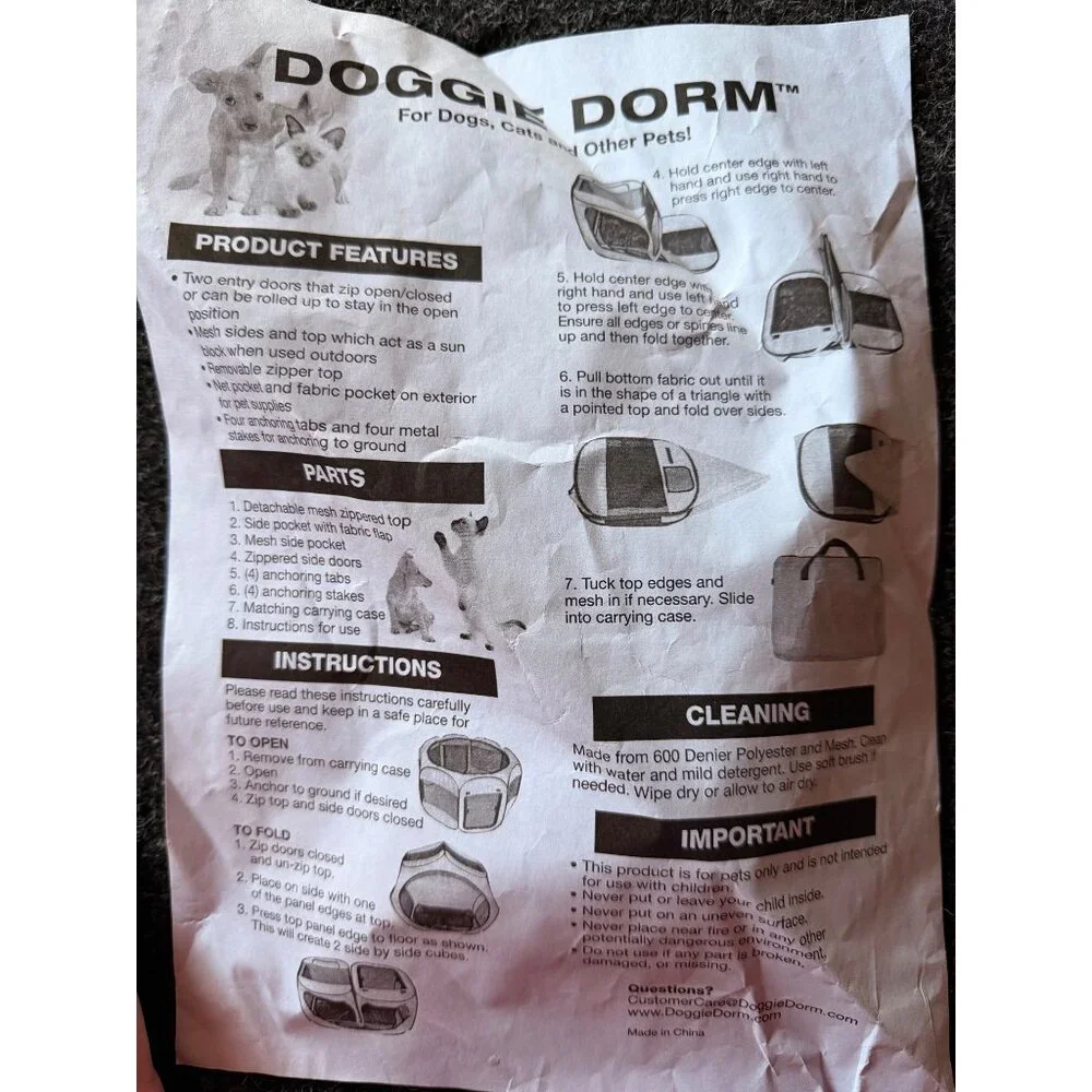 Doggie Dorm this portable