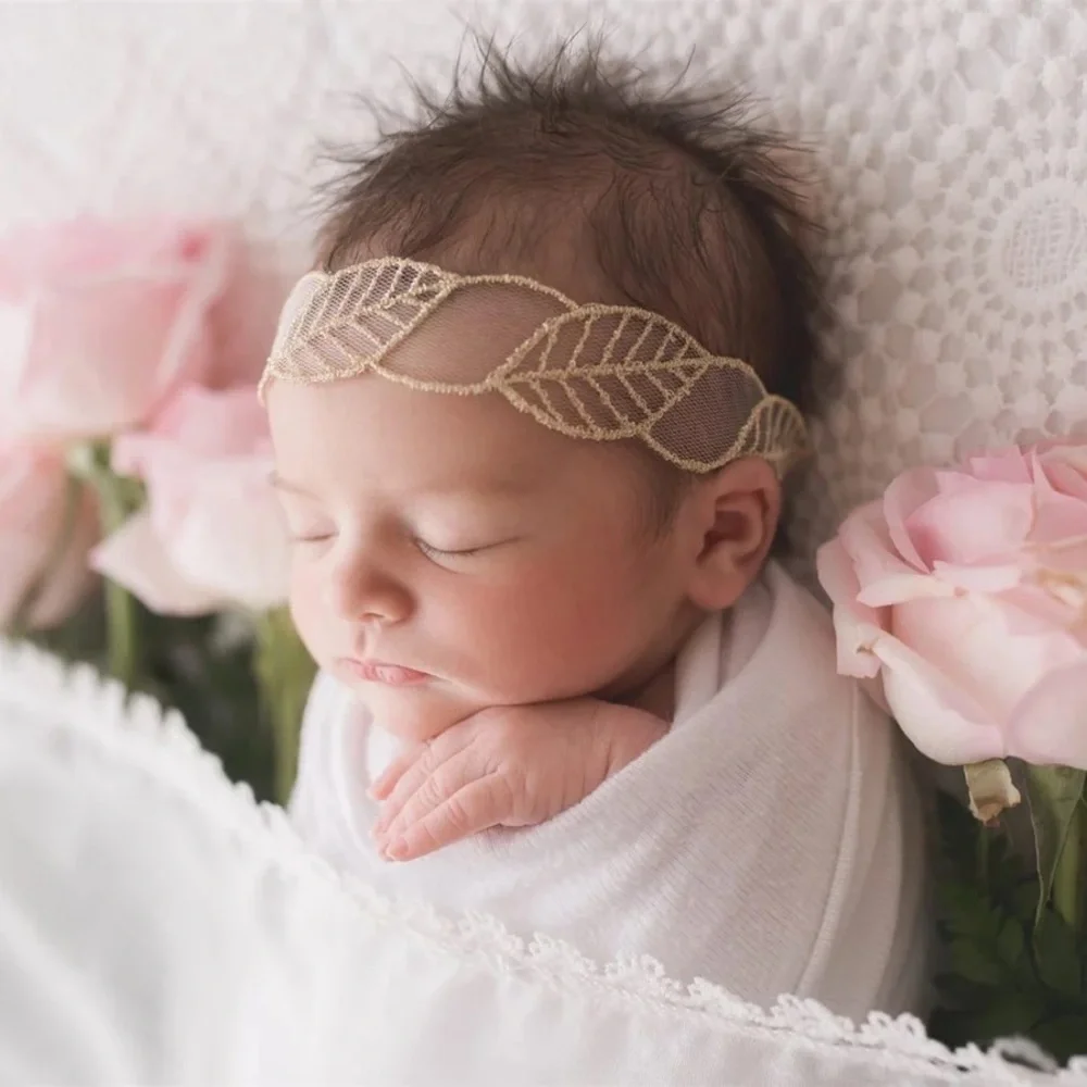 New Born and Infant Baby Girl Lace Headband