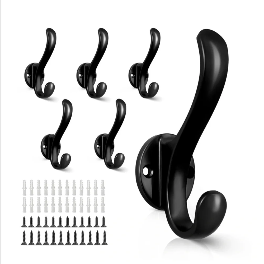 6-Pack Coat Hooks